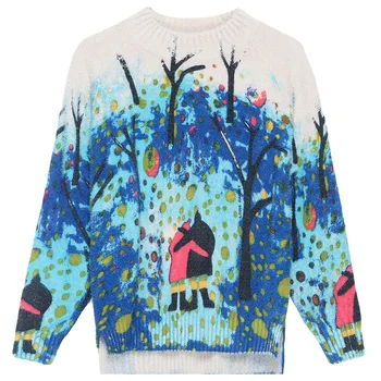 3D digital print women sweaters winter warm woman printed sweaters female 3D print knitted pullovers cashmere sweater tops
3D digital print women sweaters winter warm woman printed sweaters female 3D print knitted pullovers cashmere sweater tops