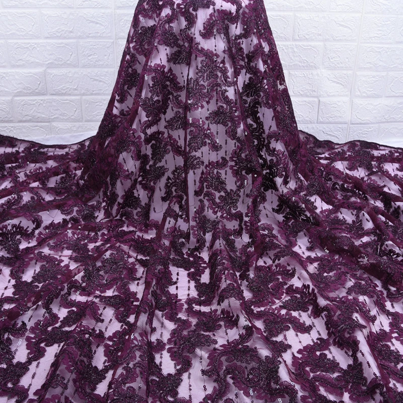 Latest Wine Embroidery French Tulle Lace Fabric 2019 High Quality African Dry Lace Fabric With Sequins 5 Yards Lace Fabric 1750
Latest Wine Embroidery French Tulle Lace Fabric 2019 High Quality African Dry Lace Fabric With Sequins 5 Yards Lace Fabric 1750