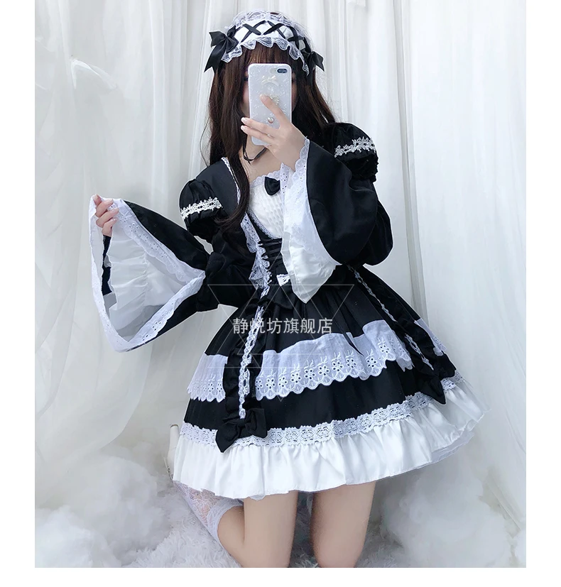 Luogen Coyoung Store Cosplay Sweet Lolita Dress Retro Lace Bowknot Flare Sleeve Victorian Kawaii Girl Gothic 29 Luogen Coyoung Store Cosplay Sweet Lolita Dress Retro Lace Bowknot Flare Sleeve Victorian Kawaii Girl Gothic -Zentai shop online H062762f4fad94d31b4a5c9d591710a07m.jpg