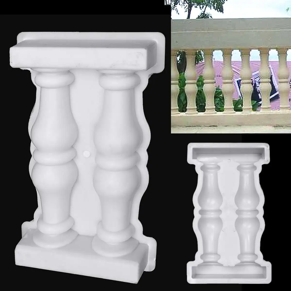 50cm Buildings Fence Paving Molds Double Concrete Mold Roman Column Mold DIY Balcony Garden Pool Cement Railing Plaster
50cm Buildings Fence Paving Molds Double Concrete Mold Roman Column Mold DIY Balcony Garden Pool Cement Railing Plaster