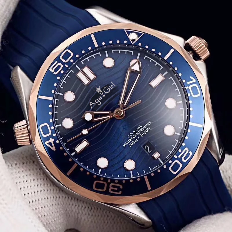 Luxury Brand New Men Automatic Mechanical Watch Black Rubber James Bond 007 Blue Ceramic Bezel Sapphire Sport Limited Rose Gold
Luxury Brand New Men Automatic Mechanical Watch Black Rubber James Bond 007 Blue Ceramic Bezel Sapphire Sport Limited Rose Gold