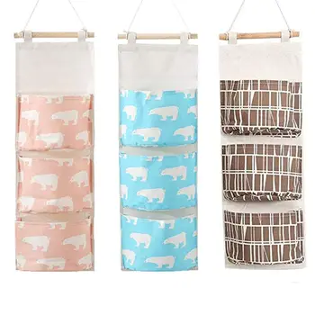 3 Pcs Wall Hanging Storage Bag, Wall Door Storage with 4 Pockets Bedroom Bag LX9C 
3 Pcs Wall Hanging Storage Bag, Wall Door Storage with 4 Pockets Bedroom Bag LX9C