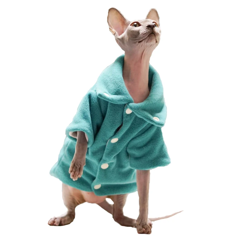 DUOMASUMI Hairless cat clothes Pet Apparel Sphinx Devon fleece Jacket for Autumn Winter kittens Warm Outfits Sphinx cat Clothes
DUOMASUMI Hairless cat clothes Pet Apparel Sphinx Devon fleece Jacket for Autumn Winter kittens Warm Outfits Sphinx cat Clothes