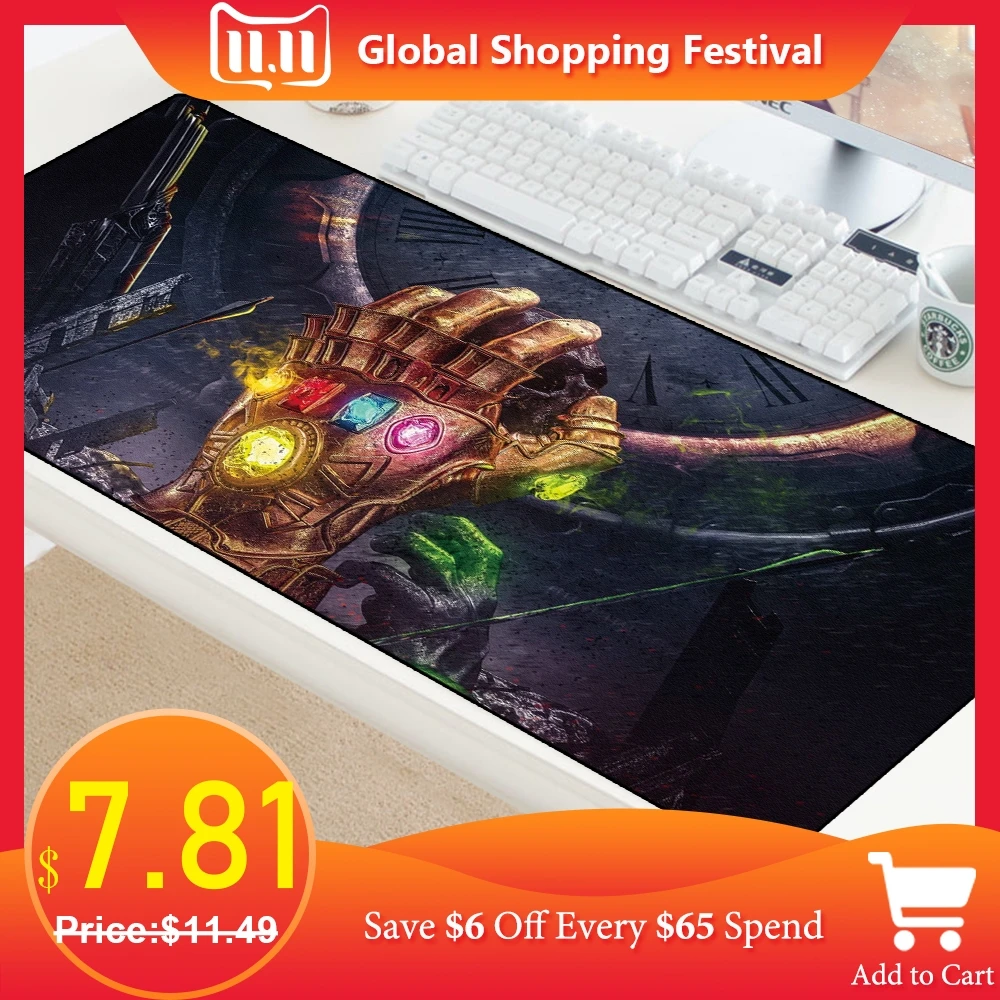 Mousepad Avengers Infinity War Gaming XL Large Grande Mouse Pad Gamer Keyboard Mat Anti-Slip Rubber Mice Mat For Laptop Computer
Mousepad Avengers Infinity War Gaming XL Large Grande Mouse Pad Gamer Keyboard Mat Anti-Slip Rubber Mice Mat For Laptop Computer
