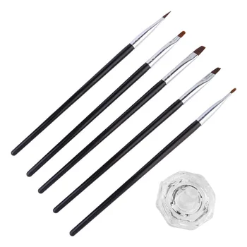 6pcs Manicures Glass Crystal Cups Durable Phototherapy Pen Set for Nail Salon
6pcs Manicures Glass Crystal Cups Durable Phototherapy Pen Set for Nail Salon