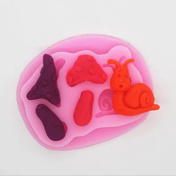 1PCMushroom Snail Shaped Fondant Silicone Mold Craft Chocolate Baking Mold Cake Decorating Tools Kitchen Pastry Tool
1PCMushroom Snail Shaped Fondant Silicone Mold Craft Chocolate Baking Mold Cake Decorating Tools Kitchen Pastry Tool