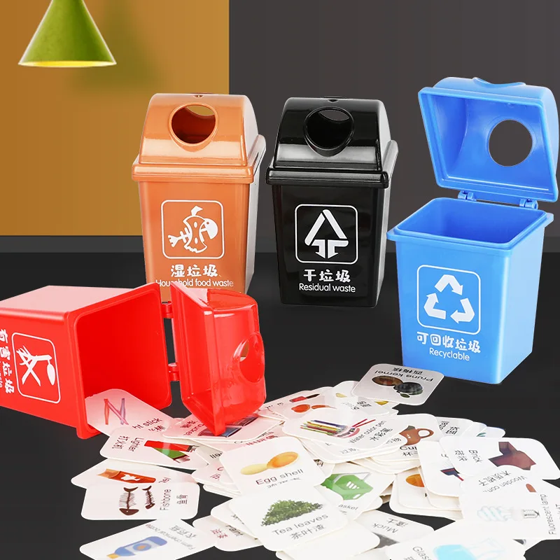 Shanghai Set Educational Garbage Sorting Bins Toy Plastic Kindergarten Science Tabletop Toys Hot Selling
Shanghai Set Educational Garbage Sorting Bins Toy Plastic Kindergarten Science Tabletop Toys Hot Selling