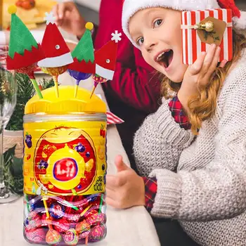 24/36/48pcs Lollipop Hats Festive Mini Cute Party Favors Candy Packing Lollipop Decor Christmas Cap For Lollipop Party Christmas
24/36/48pcs Lollipop Hats Festive Mini Cute Party Favors Candy Packing Lollipop Decor Christmas Cap For Lollipop Party Christmas
