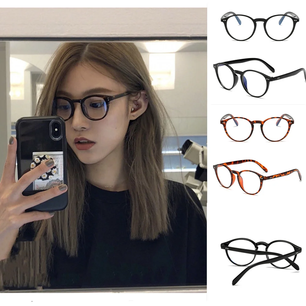 Vintage Retro Round Eye Blue Light Blocking Glasses Frame Women Men Optical Spectacles Frames Computer Gaming Eyewear Hipsters
Vintage Retro Round Eye Blue Light Blocking Glasses Frame Women Men Optical Spectacles Frames Computer Gaming Eyewear Hipsters
