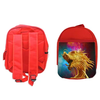 RED backpack CHINESE DRAGON backpack rucksak 
RED backpack CHINESE DRAGON backpack rucksak