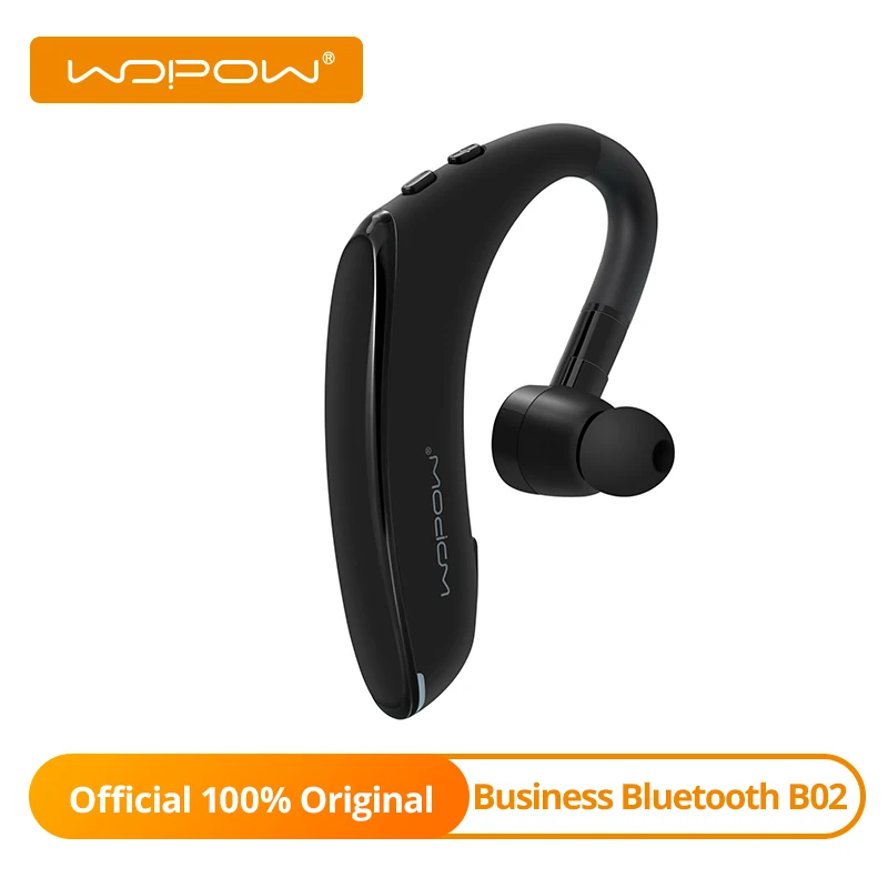 WOPOW Business Wireless Bluebooth Headset B02 Big Capacity Smart 2in1 Earphone with Mic Realtek Bluebooth 5.0 Wireless Earphones
WOPOW Business Wireless Bluebooth Headset B02 Big Capacity Smart 2in1 Earphone with Mic Realtek Bluebooth 5.0 Wireless Earphones