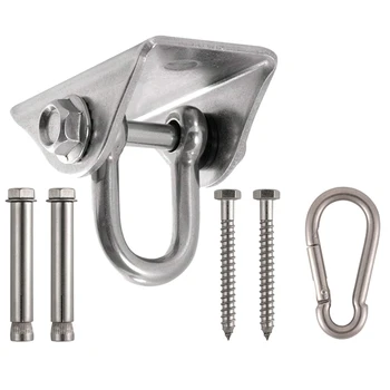HTHL-Hammock Swing Chair Hook Stainless Steel Hammock Fixed Accessories Swing Fixed Disk Rotatable Hanging Kit for Indoor Outdoo
HTHL-Hammock Swing Chair Hook Stainless Steel Hammock Fixed Accessories Swing Fixed Disk Rotatable Hanging Kit for Indoor Outdoo