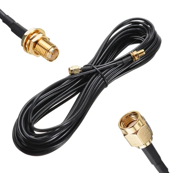 Pure Copper 10M Antenna RP-SMA Male to Female Interface Extension Cable for WiFi Wi-Fi Router Wlan Coaxial Wire
Pure Copper 10M Antenna RP-SMA Male to Female Interface Extension Cable for WiFi Wi-Fi Router Wlan Coaxial Wire