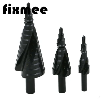 3PCS 4-32,4-20,4-12 mm HSS Cobalt Step Drill Bit Set Nitrogen High Speed Steel Spiral For Metal Cone Triangle Shank Hole Cutter
3PCS 4-32,4-20,4-12 mm HSS Cobalt Step Drill Bit Set Nitrogen High Speed Steel Spiral For Metal Cone Triangle Shank Hole Cutter