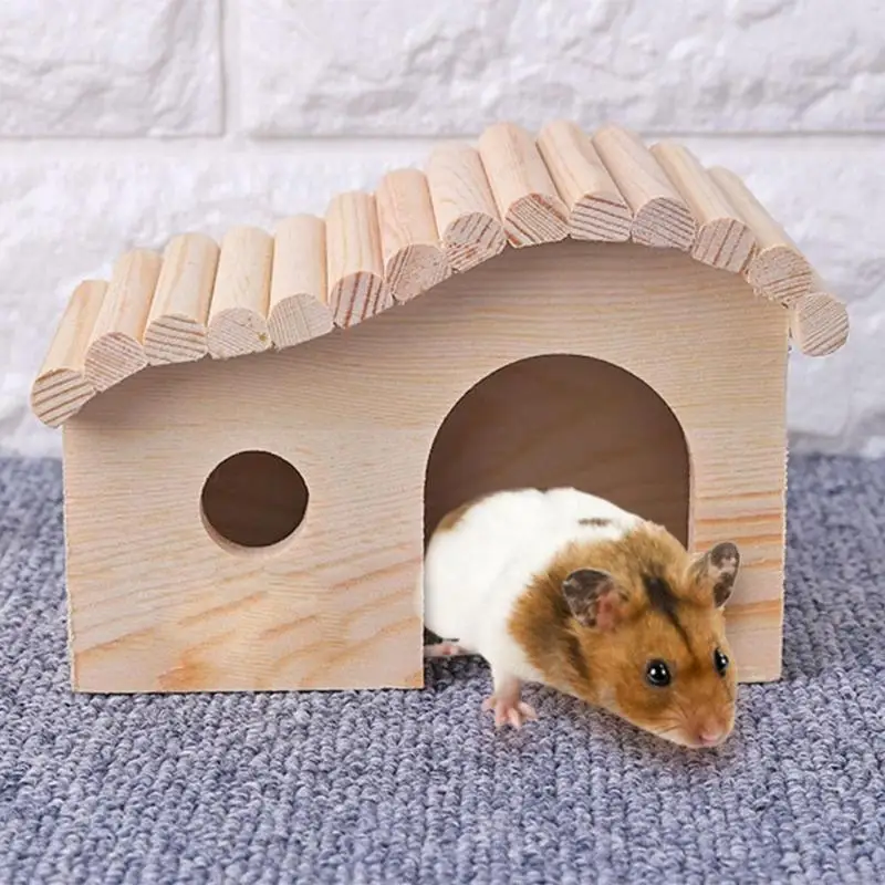 VKTECH Hamster Hedgehog Sleeping Beds Portable Wooden Anti-mite Small Animal Cozy House Dodge Assembling Cottage Pet Supplies
VKTECH Hamster Hedgehog Sleeping Beds Portable Wooden Anti-mite Small Animal Cozy House Dodge Assembling Cottage Pet Supplies