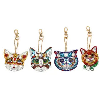 4pcs DIY Full Drill Special Shaped Diamond Painting cat Bag Keychain Gift Diamon
4pcs DIY Full Drill Special Shaped Diamond Painting cat Bag Keychain Gift Diamon