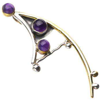 StarGems Natural Two Tones Amethyst Sailboat Handmade 925 Sterling Silver Pendant 2.75" D9382
StarGems Natural Two Tones Amethyst Sailboat Handmade 925 Sterling Silver Pendant 2.75" D9382