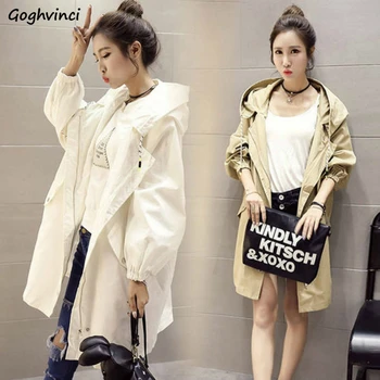Women Trench Coat Hooded Zipper Printed Large Size 3XL Loose Womens Chic Thin Leisure All-match Oversize Daily Outwear Ulzzang
Women Trench Coat Hooded Zipper Printed Large Size 3XL Loose Womens Chic Thin Leisure All-match Oversize Daily Outwear Ulzzang