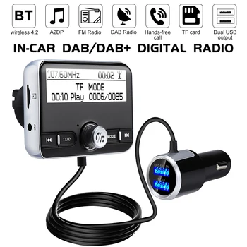 VicTsing In-Car DAB/DAB+Digital Radio Adapter & FM Transmitter with Bluetooth Hands-Free Calling/Dual USB Charging Ports/QC3.0
VicTsing In-Car DAB/DAB+Digital Radio Adapter & FM Transmitter with Bluetooth Hands-Free Calling/Dual USB Charging Ports/QC3.0