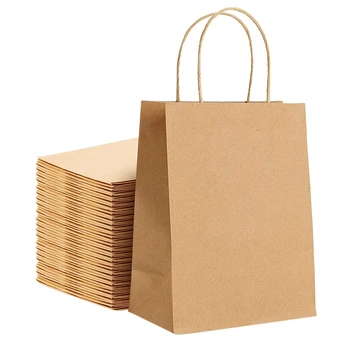 Kraft Paper Bags 25Pcs 5.9X3.14X8.2 Inches Small Paper Gift Bags with Handles Party Shopping Bags Brown Paper Bags
Kraft Paper Bags 25Pcs 5.9X3.14X8.2 Inches Small Paper Gift Bags with Handles Party Shopping Bags Brown Paper Bags