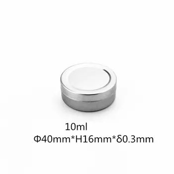 10ml Mini Empty Cosmetic Containers High End Cream Jar Metal Aluminum Storage Containers Lotion Travel Bottle Refillable 50pcs
10ml Mini Empty Cosmetic Containers High End Cream Jar Metal Aluminum Storage Containers Lotion Travel Bottle Refillable 50pcs