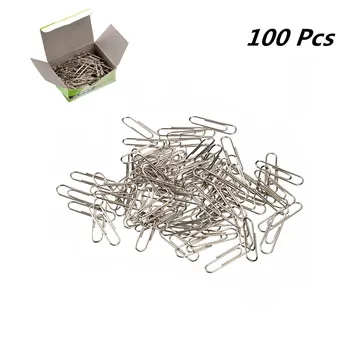 100 pcs 26mm Non-skid Paper Clips Classic Practical Metal Paper File Clips for Work Home Use
100 pcs 26mm Non-skid Paper Clips Classic Practical Metal Paper File Clips for Work Home Use
