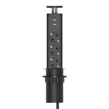 Countertops Pulling Kitchen Desktop Socket 3 Plugs 2 USB Port Retractable Office Aluminum Alloy Power Outlet With
Countertops Pulling Kitchen Desktop Socket 3 Plugs 2 USB Port Retractable Office Aluminum Alloy Power Outlet With