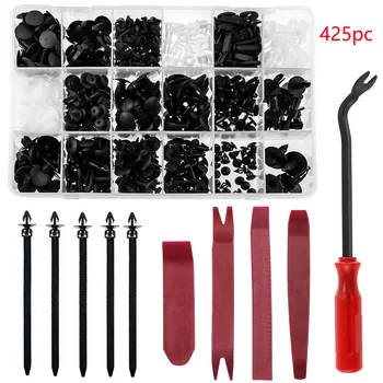 425pcs Pin Push Retainers Car Body Snap Rivets Cover Interior Universal Trim Clips Set Screw Panel Remover Assortment Auto
425pcs Pin Push Retainers Car Body Snap Rivets Cover Interior Universal Trim Clips Set Screw Panel Remover Assortment Auto