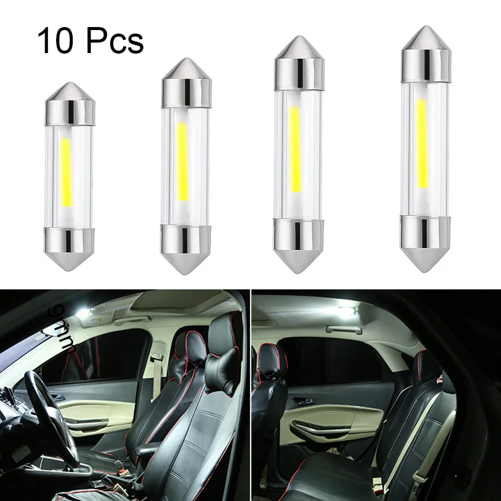 Festoon LED Auto Interior Doom Lamp Car Styling Light 10Pcs LED Bulb COB Car Interior Lighting Dome Light 31MM/36MM/39MM/41MM
Festoon LED Auto Interior Doom Lamp Car Styling Light 10Pcs LED Bulb COB Car Interior Lighting Dome Light 31MM/36MM/39MM/41MM