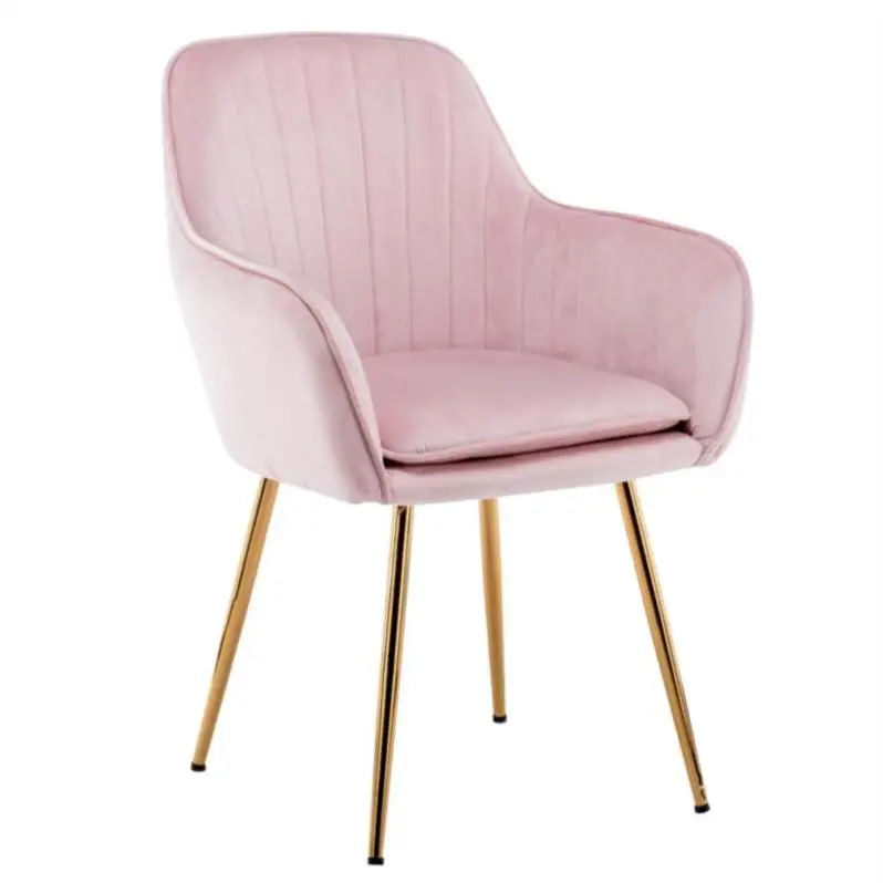 Nordic Style Ins Art Dining Chair Room Modern Bedroom Pink
