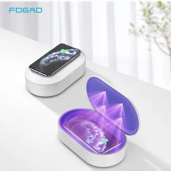 Multi-function Ultraviolet Disinfection Box 15W Fast Phone Wireless Charger UV Sterilizer mask jewelry watch cosmetics Cleaner
Multi-function Ultraviolet Disinfection Box 15W Fast Phone Wireless Charger UV Sterilizer mask jewelry watch cosmetics Cleaner