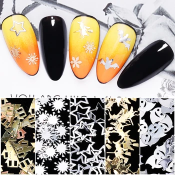 100 Pcs/Bag Mix Black Gold Metal Decorations 3D Halloween Slice Nail Bat for DIY Supplies Nail Art Accessories 
100 Pcs/Bag Mix Black Gold Metal Decorations 3D Halloween Slice Nail Bat for DIY Supplies Nail Art Accessories