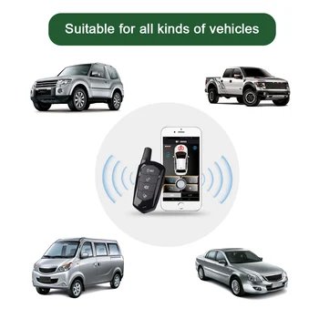 APP Universal 12V Car Alarm Systems Central Door Lock Auto Keyless Entry System Button Start Stop Keychain Central Kit
APP Universal 12V Car Alarm Systems Central Door Lock Auto Keyless Entry System Button Start Stop Keychain Central Kit
