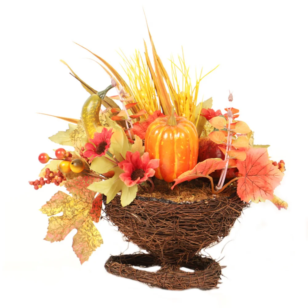 Lifelike Artificial Pumpkins Ornaments Fall Harvest Home Decoration Party Desktop Maple Leaves Wine Glass Props Festival Cloth
Lifelike Artificial Pumpkins Ornaments Fall Harvest Home Decoration Party Desktop Maple Leaves Wine Glass Props Festival Cloth