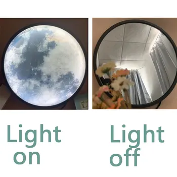 2020 New USB powered LED Romantic moonlight fixture Home Decoration Lunar Lamp 25CM INS Style Moon Makeup Mirror Led Night Light 
2020 New USB powered LED Romantic moonlight fixture Home Decoration Lunar Lamp 25CM INS Style Moon Makeup Mirror Led Night Light