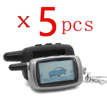 5 Pcs/lot A6 LCD Remote Control Key Fob Chain Keychain for Starline A6 Russian Version Two Way Car Alarm Systems auto start
5 Pcs/lot A6 LCD Remote Control Key Fob Chain Keychain for Starline A6 Russian Version Two Way Car Alarm Systems auto start
