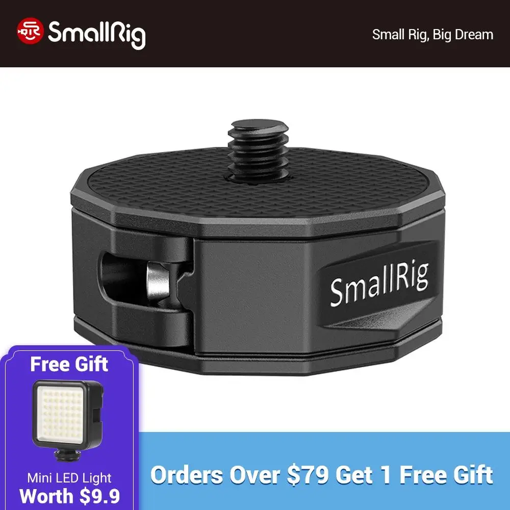 SmallRig Universal Quick Release Adapter Mount On Mini Tripod/Monopod For Zhiyun Crane/DJI Roin/Moza Gimbal Stabilizer Rig 2714
SmallRig Universal Quick Release Adapter Mount On Mini Tripod/Monopod For Zhiyun Crane/DJI Roin/Moza Gimbal Stabilizer Rig 2714