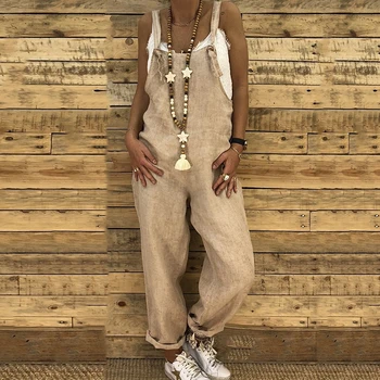 Retro Ladies Jumpsuit Fashion Plus Size Casual Loose Solid Jumpsuit Sleeveless Elegant Club Party Jumpsuit
Retro Ladies Jumpsuit Fashion Plus Size Casual Loose Solid Jumpsuit Sleeveless Elegant Club Party Jumpsuit