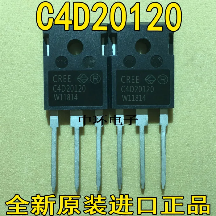 10pcs/lot C4D20120 D 20A 1200V
10pcs/lot C4D20120 D 20A 1200V