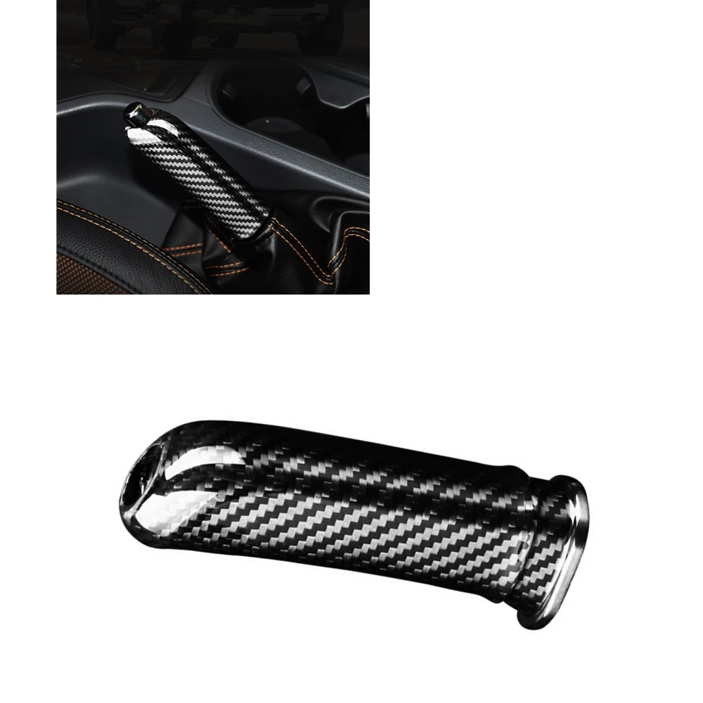 

Накладка на ручной тормоз для Ford Ranger 2016-2018, протектор ручки из настоящего углеродного волокна, автомобильные ручки для ручных тормозов, держатель для стояночного тормоза, внутренняя крышка
