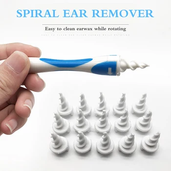 Ear Cleaner With Soft Silicone Tips Safety Remove Earwax Tool Simply To Grab And Extract Earwax 16 Tips Rotating Cleaner set
Ear Cleaner With Soft Silicone Tips Safety Remove Earwax Tool Simply To Grab And Extract Earwax 16 Tips Rotating Cleaner set