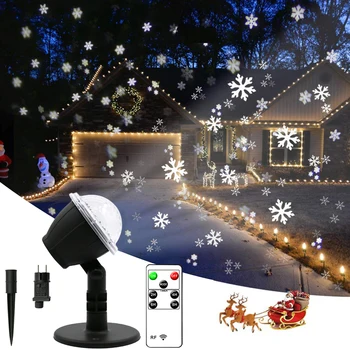 Christmas Projector Lights Holiday Lights with RF Control Moving Patterns Timer Waterproof Decorative Lights for Xmas Parties
Christmas Projector Lights Holiday Lights with RF Control Moving Patterns Timer Waterproof Decorative Lights for Xmas Parties