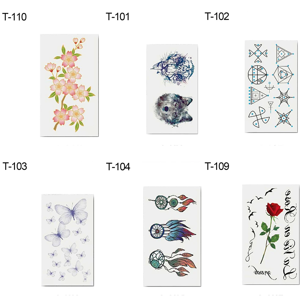 Cool Unisex Long Lasting Arm Body Temporary Tattoo Waterproof Transfer Sticker Long lasting temporary tattoo suits for beach,