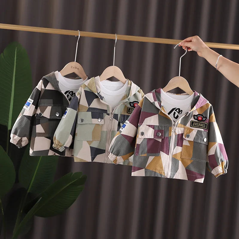 Childrenswear BOY'S 2020 Spring And Autumn Children Fashion Korean-style Star Camouflage Hooded Coat Single Blouse
Childrenswear BOY'S 2020 Spring And Autumn Children Fashion Korean-style Star Camouflage Hooded Coat Single Blouse