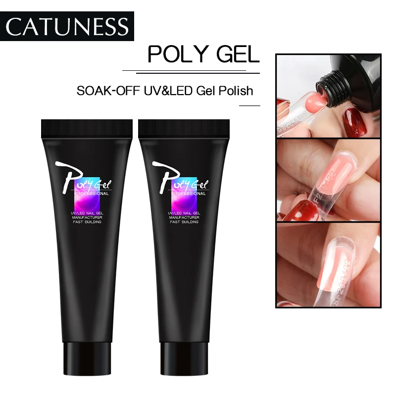 CATUNESS Nail Art Poly UV Gel Camouflage UV LED Gel Builder Crystal Gel Nail Extensions Quick Building Finger Extension Nail
CATUNESS Nail Art Poly UV Gel Camouflage UV LED Gel Builder Crystal Gel Nail Extensions Quick Building Finger Extension Nail