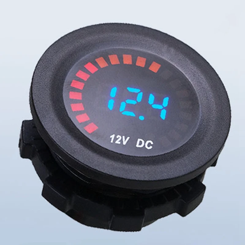 1 Pc 12VLED Digital Display Voltmeter Car Personality Modified Car Meter-Circular Electricity Voltmeter Mini Digital Voltmeter
1 Pc 12VLED Digital Display Voltmeter Car Personality Modified Car Meter-Circular Electricity Voltmeter Mini Digital Voltmeter