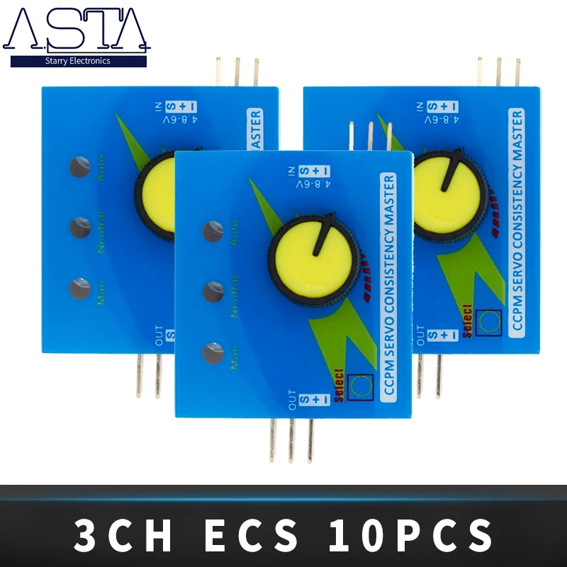 A73 10pcs Multi Servo Tester 3CH ECS Consistency Speed Controler Power Channels CCPM Meter
A73 10pcs Multi Servo Tester 3CH ECS Consistency Speed Controler Power Channels CCPM Meter