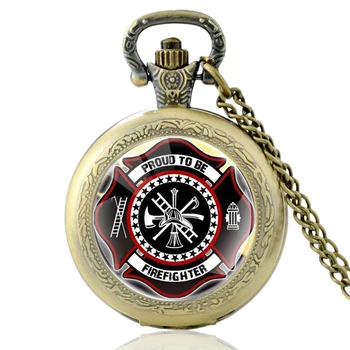 High Quality Retro Bronze Proud To Be Firefighter Glass Dome Quartz Pocket Watch Vintage Men Women Necklace Pendant Gifts
High Quality Retro Bronze Proud To Be Firefighter Glass Dome Quartz Pocket Watch Vintage Men Women Necklace Pendant Gifts