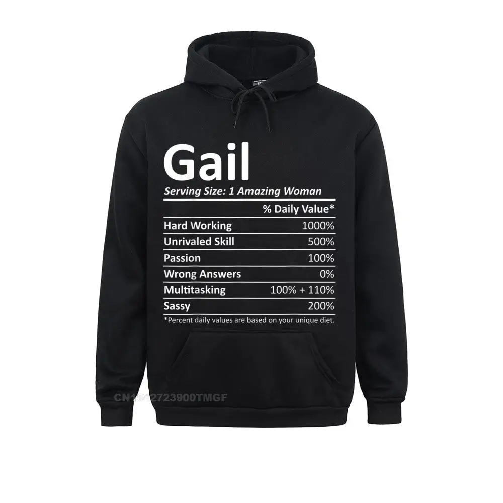 

GAIL Nutrition Personalized Name Funny Christmas Idea Oversized Hoodie Streetwear Graphic Casual Hoodies Popular Young