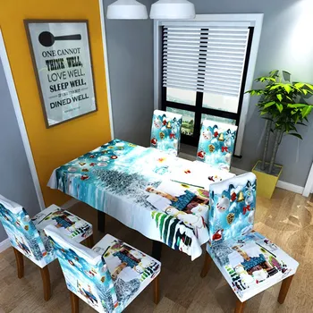 Cartoon Snowman Tea Tablecloth Home Christmas Decorations Rectangular Table Cloth Dustproof Table Cover Xmas Elastic Chair Cover
Cartoon Snowman Tea Tablecloth Home Christmas Decorations Rectangular Table Cloth Dustproof Table Cover Xmas Elastic Chair Cover